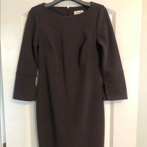 Gray Calvin Klein sheath dress